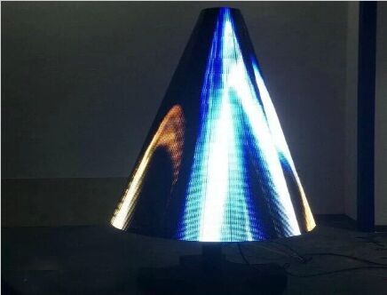 Creative cone type led display 